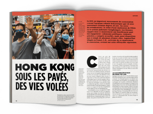 Mock-up La Déferlante 9 - histoire Hong Kong sous les pavés, des vies volées