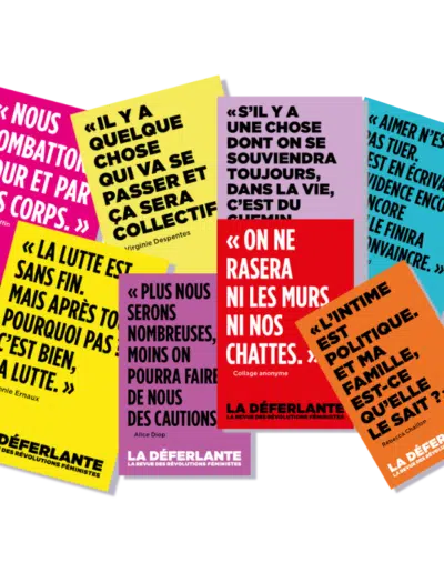 La Déferlante - 8 stickers collectors des meilleurs punchlines publiées dans La Déferlante