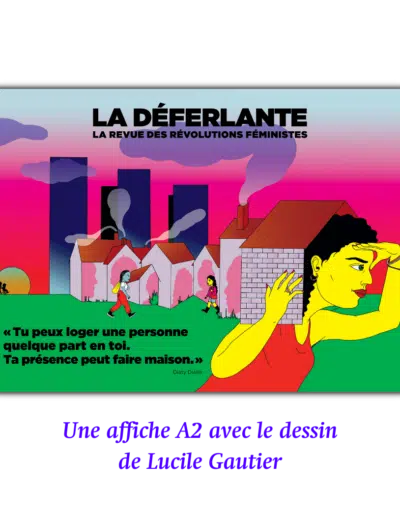 Affiche A2 avec le dessin de Lucile Gautier