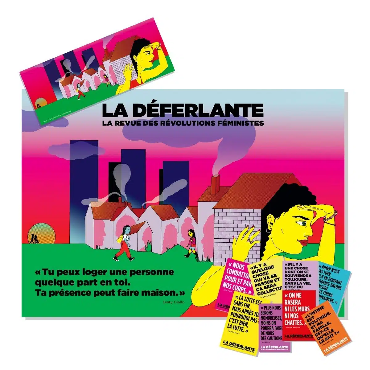 Pack goodies Habiter : affiche + marque-page + stickers