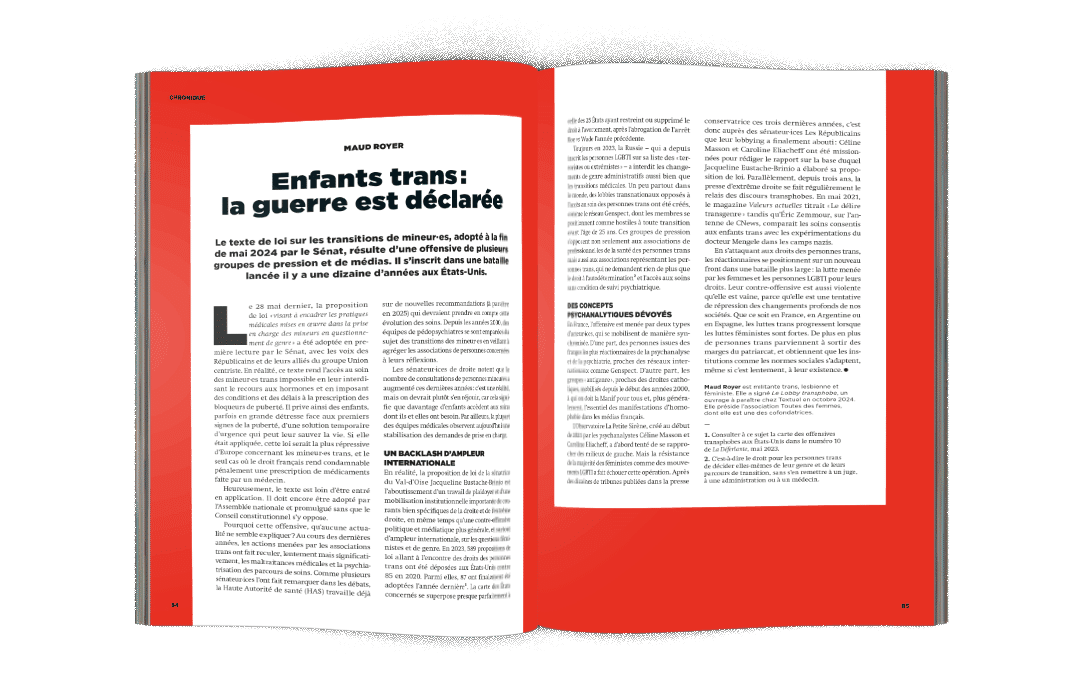 Mock-up chronique Nora Bouazzouni « Le sport selon netflix : souffrance et mâle » - La Déferlante 12