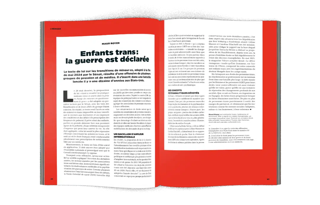 Mock-up chronique Nora Bouazzouni « Le sport selon netflix : souffrance et mâle » - La Déferlante 12