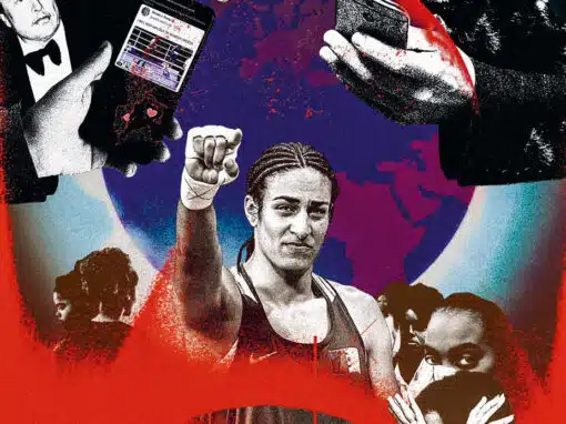 Collage de Nadia Diz Grana réalisé à partir de PHOTOS DE Photo12 / Alamy / Abaca Press, Kathy Hutchins /Shutterstock, Photo12 / Alamy / Steve Vas, Frederic Legrand-COMEO / Shutterstock, paparazzza / Shutterstock, X corp