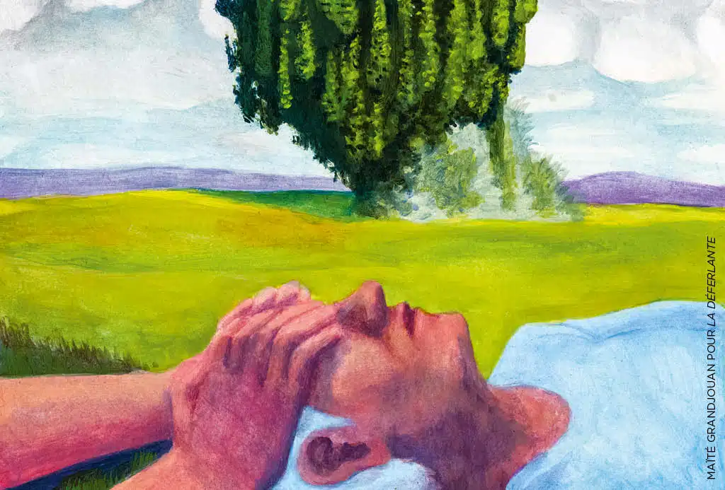 Maya Mihindou. Dessinatrice, graphiste et photographe, elle a notamment illustré Contrechant, une anthologie de poèmes d’Audre Lorde (traduction du Collectif Cételle, Les Prouesses, 2023).
